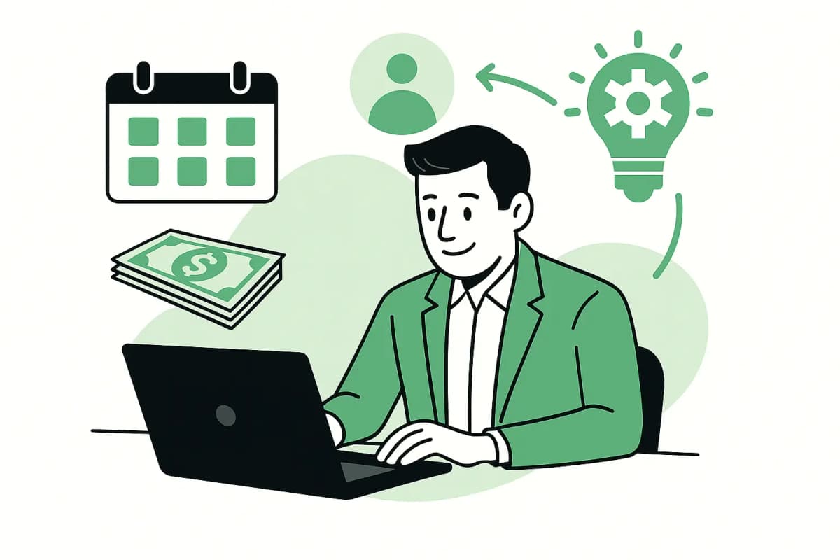 hero image of the process of getting clients